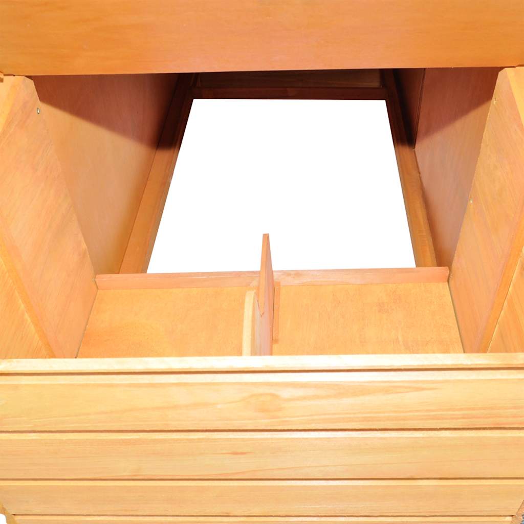 Hühnerhaus Holz 295 x 163 x 170 cm begehbar – Ansicht 4