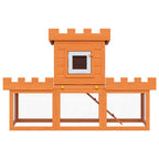 Kaninchenstall Holz Drahtgitter und Türen im Detail