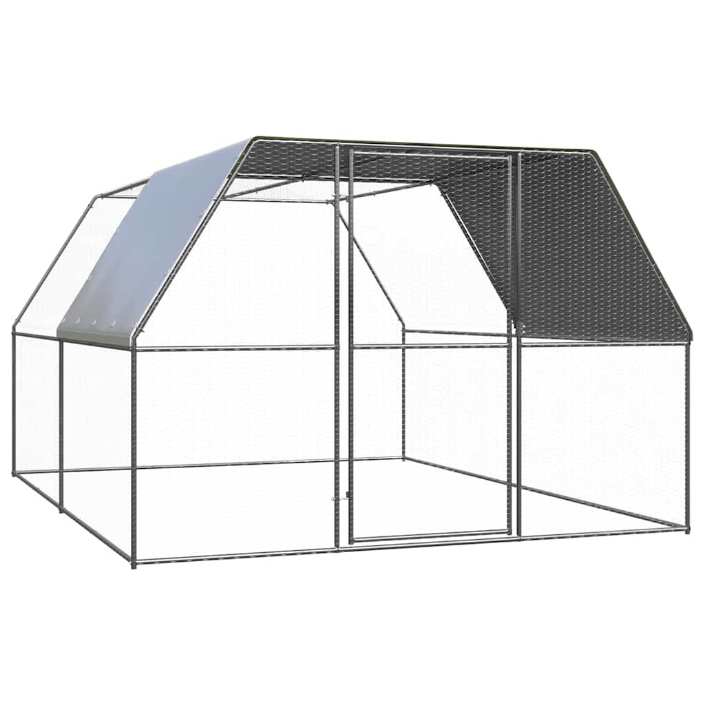 Hühnergehege 3 m breit begehbar 3 x 4 m, 12 m²