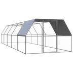 Hühnergehege 3 x 10 m verzinkter Stahl 30 m²