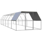 Hühnergehege 3 x 12 m mit 36 m² für große Herden