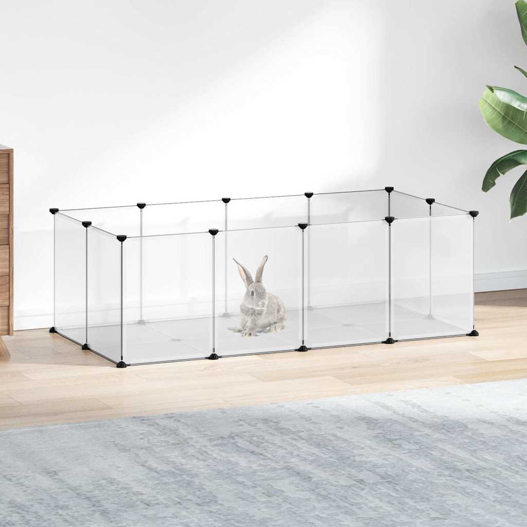 Nagerkäfig Transparent 144 x 74 x 46,5 cm mit Kunststoffwanne