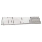 Kaninchenkäfig Grau 403,5 x 80,5 x 71 cm mit 3,2 m²