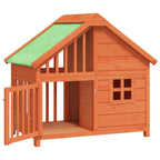 Hundehütte Kiefernholz Detail der Holzmaserung