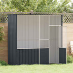 Voliere schmal Anthrazit 215 x 78 x 200 cm