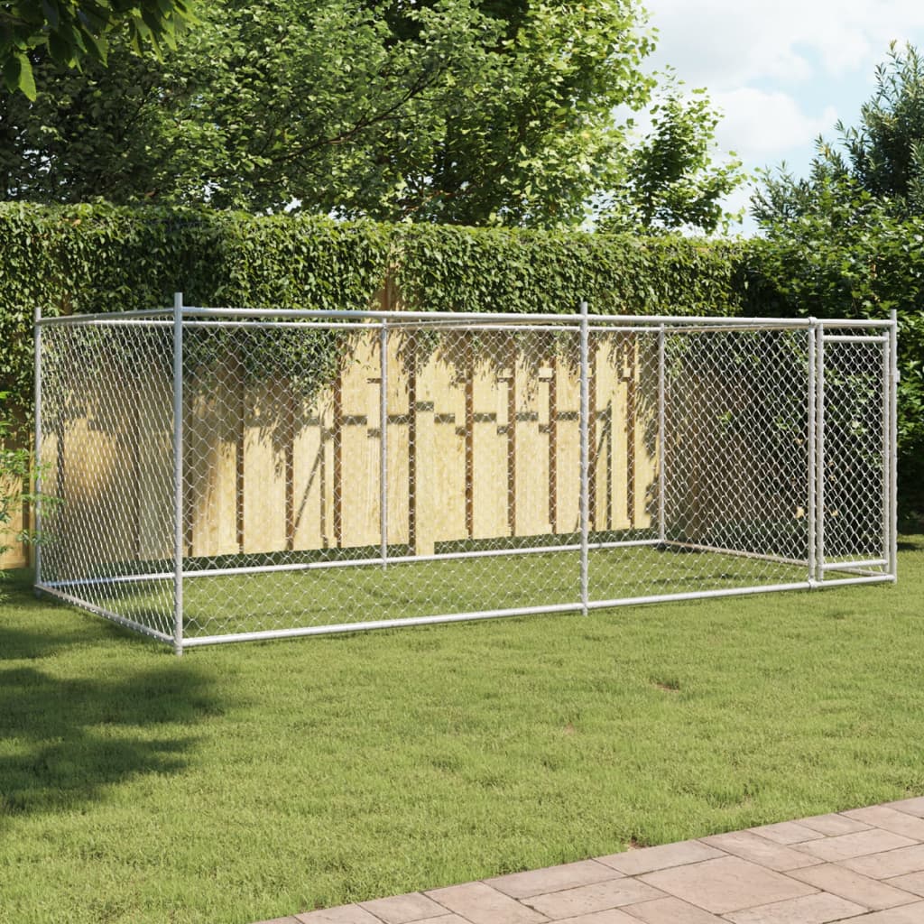 Hundezwinger 4 x 2 x 1,5 m mit 8 Quadratmetern
