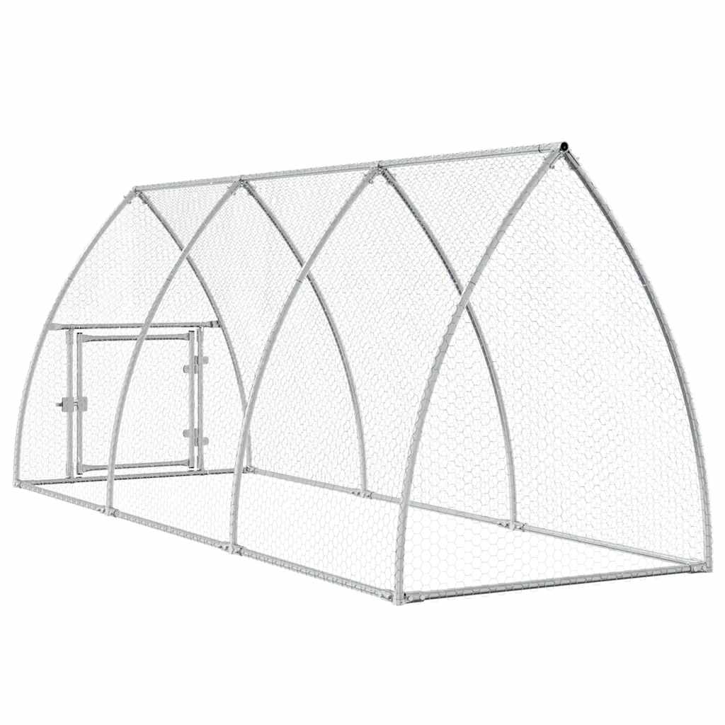 Hühnergehege XXL Aufbaudetail Rahmenverbindung