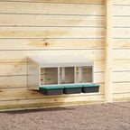 Abrollnest Metall zur Wandmontage mit 3 Fächern, 79,5 x 50 x 46 cm