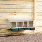 Abrollnest Metall 4 Fächer zur Wandmontage, 106 x 50 x 46 cm