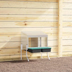Abrollnest Metall 2 Fächer mit Beinen, 57 x 50 x 63 bis 68 cm