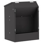 Futterautomat Kaninchen 3 kg – 33,5 x 25,5 x 45,5 cm – Schwarz