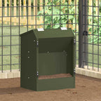 Futterautomat Kaninchen 3 kg Olivgrün