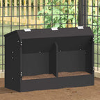 Futterautomat Kaninchen 6 kg Schwarz
