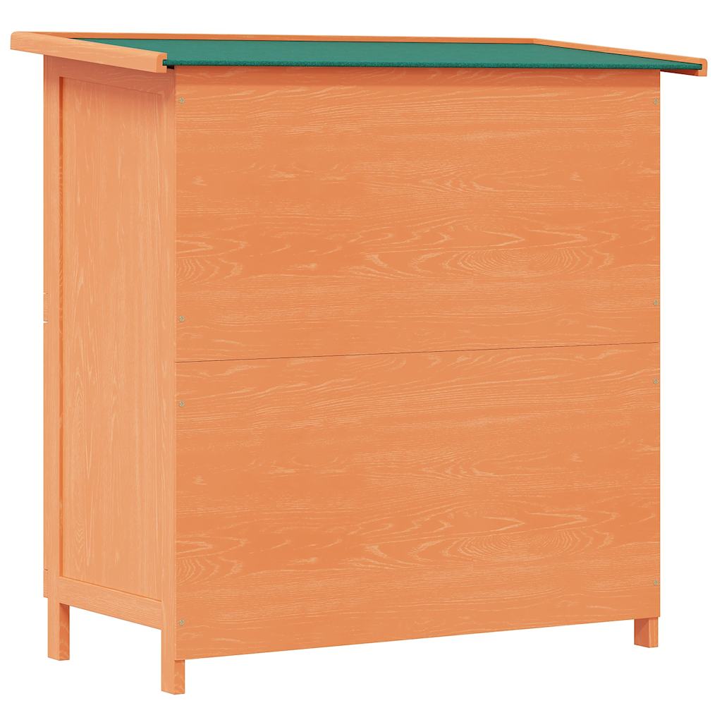 Hasenstall Detail Rampe und herausziehbare Bodenwanne
