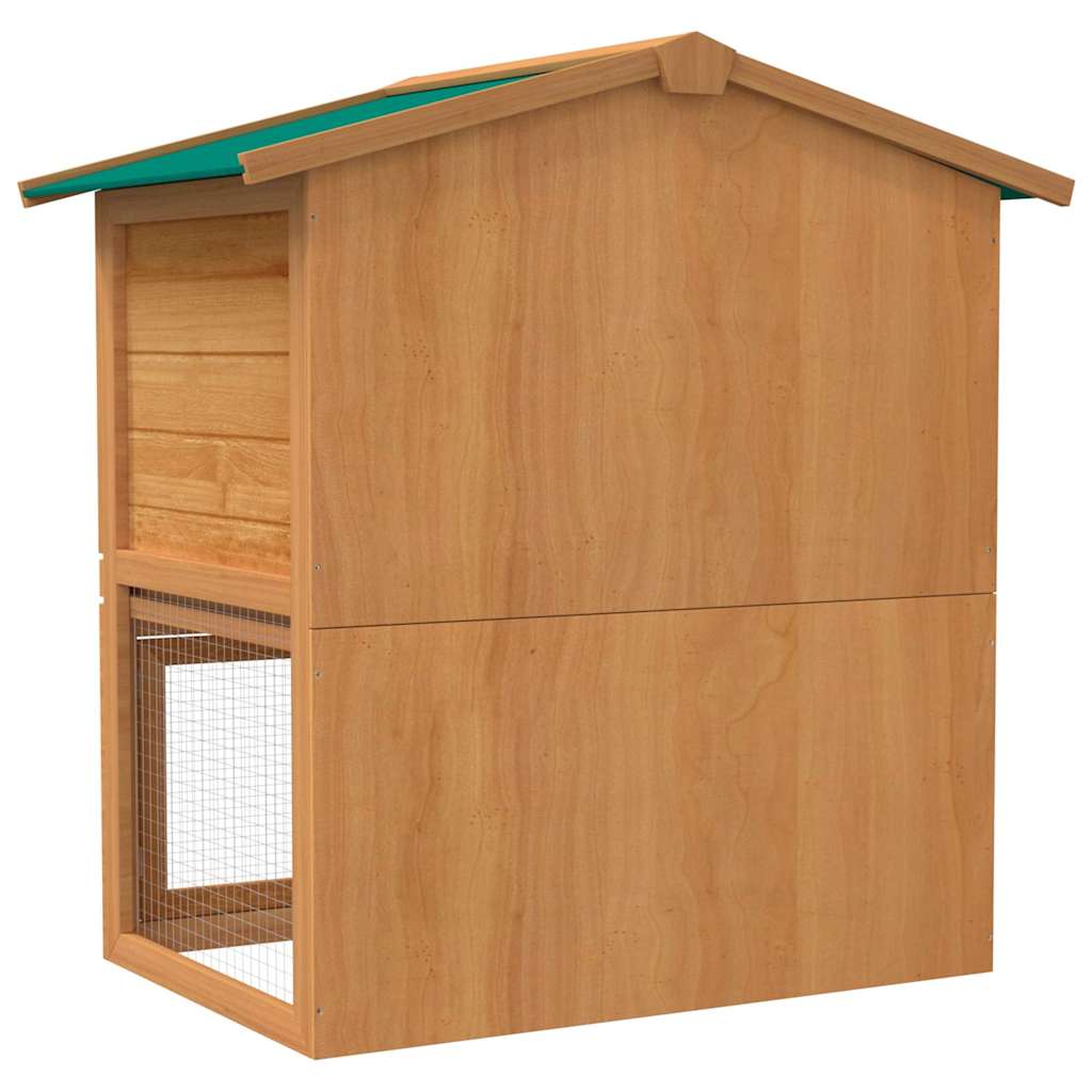 Kaninchenstall Detail herausziehbare Bodenwanne